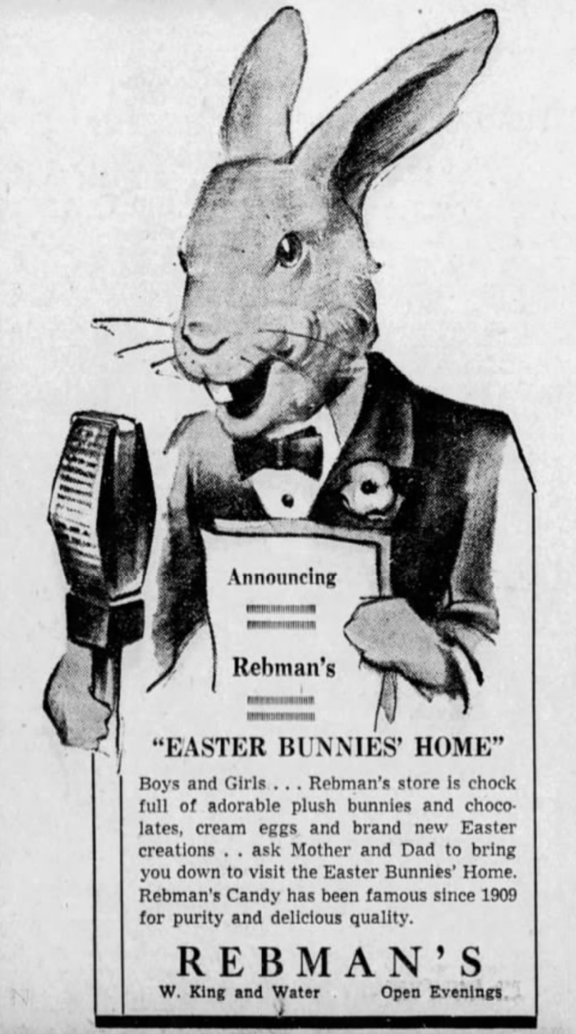 1940 Easter bunny